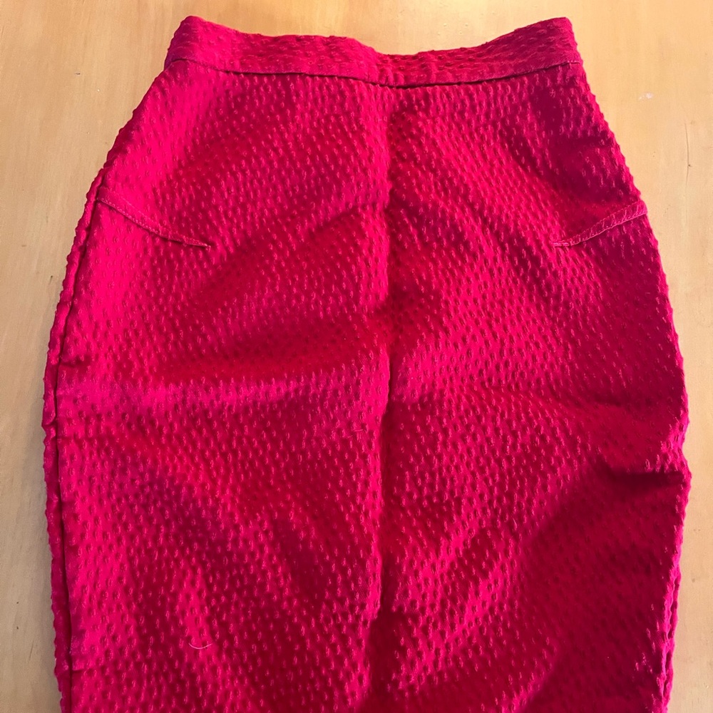 Roland Mouret vintage red skirt small